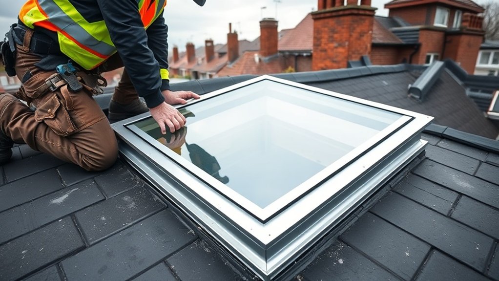 Skylight Installation Wood End Green
