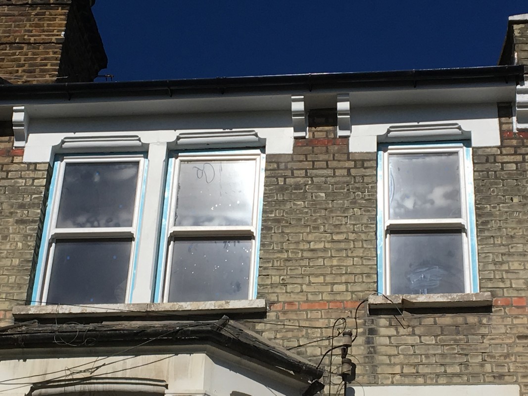 New uPVC sash windows fitted on Victorian terrace in Hayes
